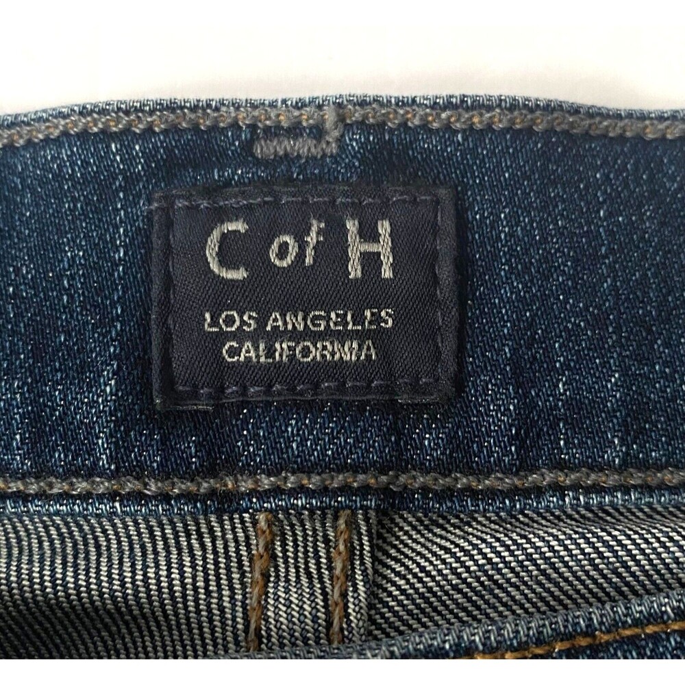 Citizens of Humanity Blue Rocket Skinny Studded Jeans Womens 27 Dark Split Hem - Picture 9 of 15